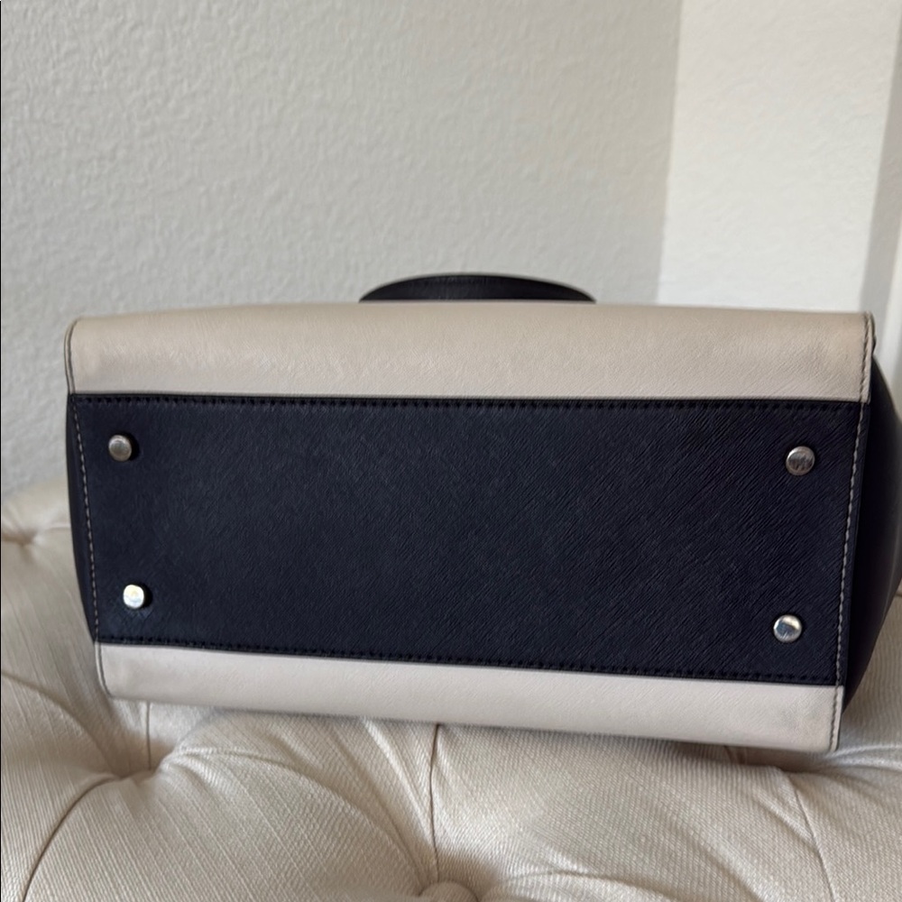 Kate Spade Cream & Black Structured Tote - Picture 8 of 14